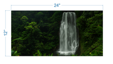 Load image into Gallery viewer, Terrarium Background Waterfall in the jungle - vinyl graphic adhesive TR0011