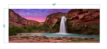 Load image into Gallery viewer, Terrarium Background Rocky Waterfall Landscape - vinyl graphic adhesive TR0002