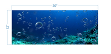 Load image into Gallery viewer, Aquarium Background Underwater bubbles - vinyl graphic adhesive AQ0049