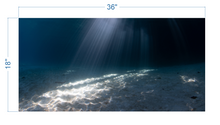 Load image into Gallery viewer, Aquarium Background Underwater Sand - vinyl graphic adhesive AQ0033