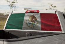 Load image into Gallery viewer, Truck Decal Back Window - Mexico Flag - perforated vinyl TBW010