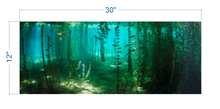 Load image into Gallery viewer, Aquarium Background River Plants Underwater - vinyl graphic adhesive AQ0044