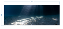 Load image into Gallery viewer, Aquarium Background Underwater Sand - vinyl graphic adhesive AQ0033