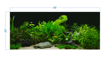 Load image into Gallery viewer, Plant Aquarium Tropical Background - vinyl graphic adhesive AQ0060