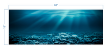 Load image into Gallery viewer, Aquarium Background Underwater Ocean 3 - vinyl graphic adhesive AQ0037
