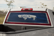Load image into Gallery viewer, Truck Decal Back Window - Wyoming State Flag - perforated vinyl TBW029