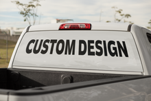 Load image into Gallery viewer, Truck Decal Back Window - Custom Design - perforated vinyl