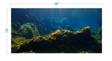 Load image into Gallery viewer, Aquarium Background Underwater Ocean - vinyl graphic adhesive AQ0047