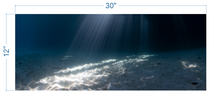Load image into Gallery viewer, Aquarium Background Underwater Sand - vinyl graphic adhesive AQ0033