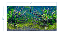 Load image into Gallery viewer, Aquarium Background Planted Aquarium Tropical 3 - vinyl graphic adhesive AQ0038