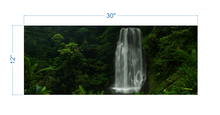 Load image into Gallery viewer, Terrarium Background Waterfall in the jungle - vinyl graphic adhesive TR0011