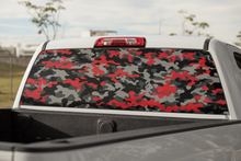 Load image into Gallery viewer, Truck Decal Back Window - Military Camo 5 - perforated vinyl TBW055