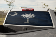 Load image into Gallery viewer, Truck Decal Back Window - South Carolina State Flag - perforated vinyl TBW032