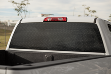 Load image into Gallery viewer, Truck Decal Back Window - Black Steel - perforated vinyl TBW046