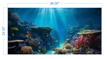 Load image into Gallery viewer, Aquarium Background Underwater Ocean 2  - vinyl graphic adhesive AQ0026