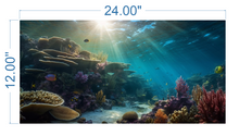 Load image into Gallery viewer, Aquarium Background Underwater Ocean 3  - vinyl graphic adhesive AQ0025