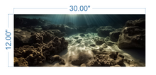 Load image into Gallery viewer, Aquarium Background Underwater Ocean  - vinyl graphic adhesive AQ0024