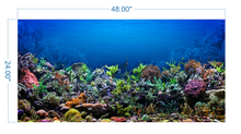 Load image into Gallery viewer, Aquarium Background Poster Coral - vinyl graphic adhesive AQ0010