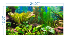 Load image into Gallery viewer, Aquarium Background Planted Aquarium Tropical 2 - vinyl graphic adhesive AQ0019