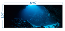 Load image into Gallery viewer, Aquarium Background Underwater Cave - vinyl graphic adhesive AQ0011