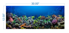 Load image into Gallery viewer, Aquarium Background Poster Coral - vinyl graphic adhesive AQ0010