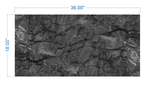 Aquarium Background Rock Wall  - vinyl graphic adhesive AQ0028