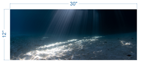 Aquarium Background Underwater Sand - vinyl graphic adhesive AQ0033
