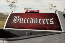 Load image into Gallery viewer, Decal Back Window- Buccaneers - perforated vinyl TBW059
