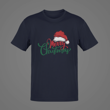 Load image into Gallery viewer, Merry Christmas T-Shirt, Merry Christmas Santa Claus Unisex Gift NAV008
