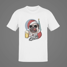 Load image into Gallery viewer, Pet Beer Merry Christmas T-Shirt, Unisex Gift NAV012
