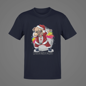 Dancing Pet Merry Christmas T-Shirt, Santa Claus Unisex Gift NAV015