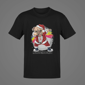 Dancing Pet Merry Christmas T-Shirt, Santa Claus Unisex Gift NAV015