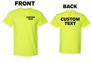 Custom T-Shirt, Personalized, Add Your Own Text